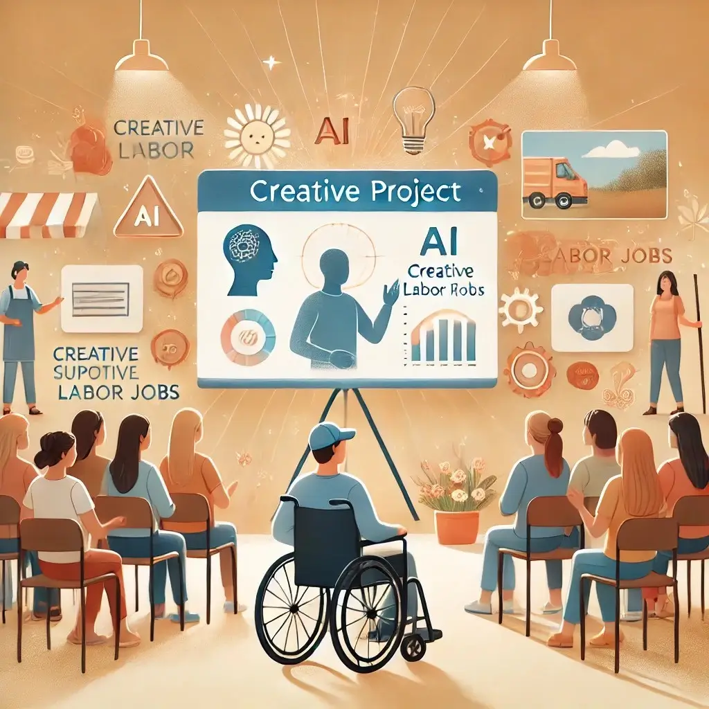 From physical strength to creativity, let generative ai become a new helper for disabled people to find jobs2