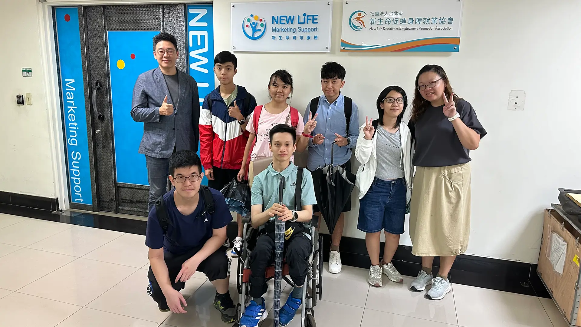 與「德明財經科技大學」資源教室合作舉辦企業參訪以及職能分享講座